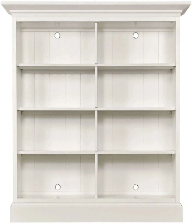 Hammary® Structures White Double Mid Height Bookcase-0