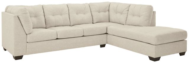 Benchcraft® Falkirk 2-Piece Parchment Sleeper Right-Arm Facing Sofa Sectional and Chaise-1