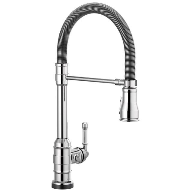 Delta Broderick® Chrome Single Handle Faucet with Touch2O® Technology-0