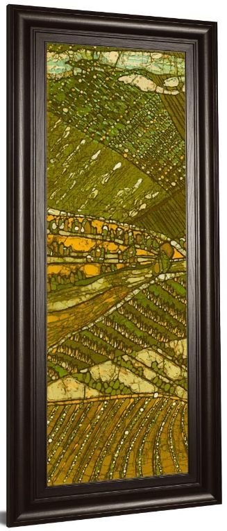 Classy Living Andrea Davis Vineyard Batik I Wall Art-3