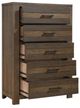 Mazin Furniture Conway Antique Brown Chest-2