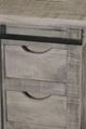 Million Dollar Rustic Charcoal Grey Barn Door End Table -1