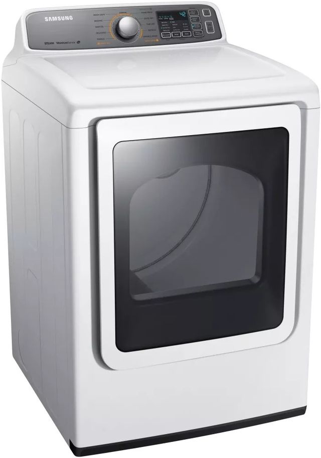 Samsung 7.4 Cu. Ft. White Electric Dryer-1