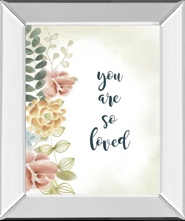 Classy Art Baby Girl II by Studio W Mirror Framed Wall Art-0