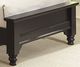 Vaughan-Bassett Cottage Black Queen Sleigh Bed With Low Profile Footboard-2