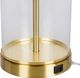 Surya Wanaka Clear Translucent/White Lamp-5