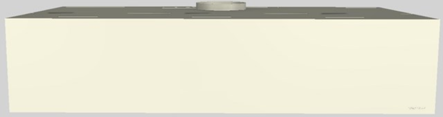 Vent-A-Hood® 54" Biscuit Wall Mounted Range Hood-0