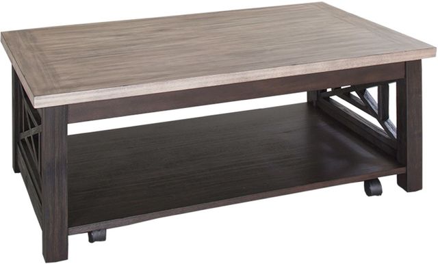 Liberty Furniture Heatherbrook 3-Piece Ash/Charcoal Occasional Table Set-1