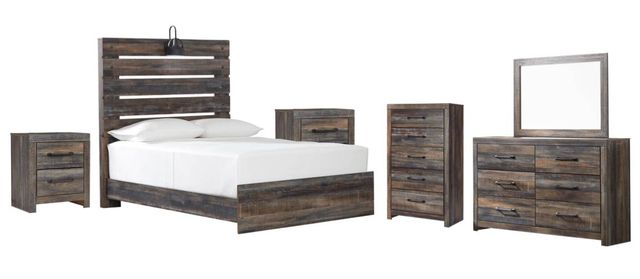 Signature Design by Ashley® Drystan 6-Piece Multi Full Panel Bed Set-0