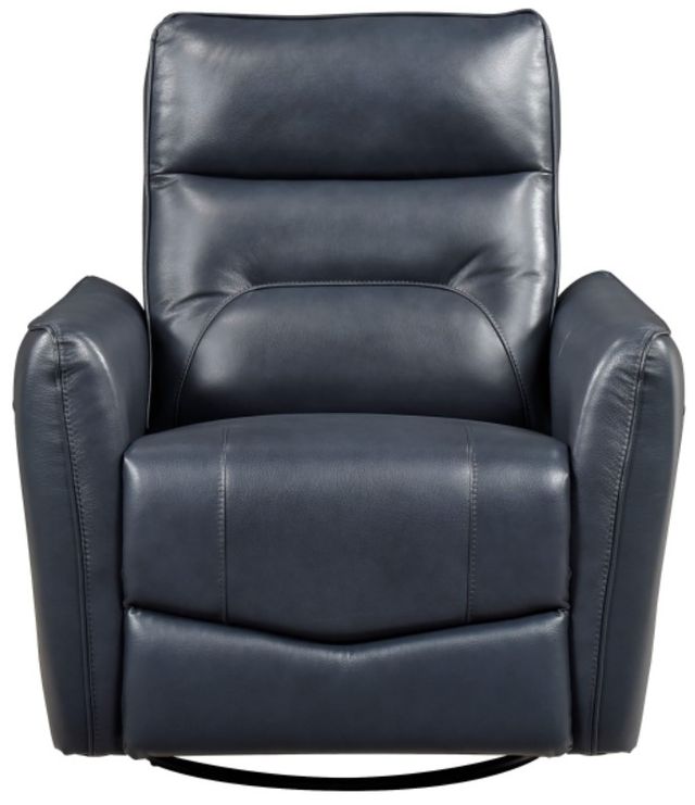 Homelegance® Thomas Dark Blue Manual Swivel Glider Reclining Chair-2