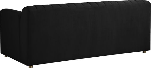 Meridian Furniture Naya Black Velvet Loveseat-3
