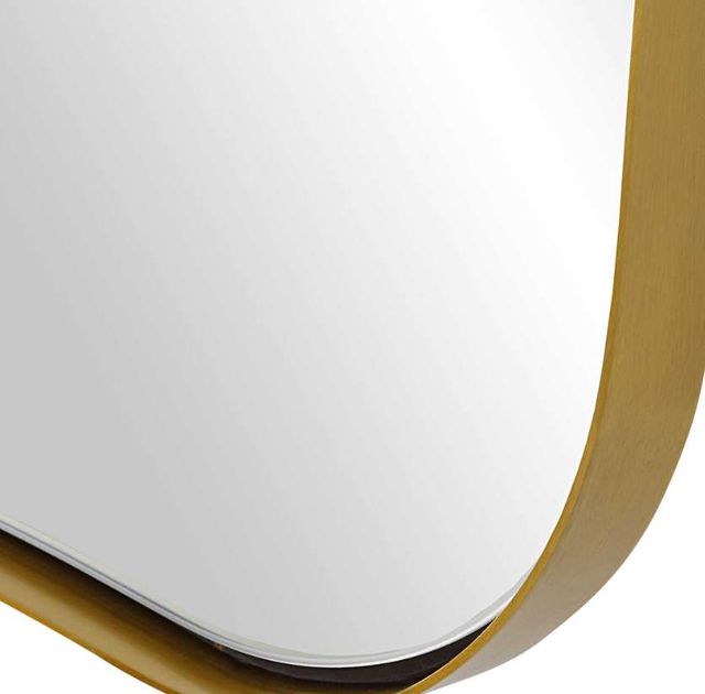 Uttermost® Belvoir Antique Brass Large Mirror-4