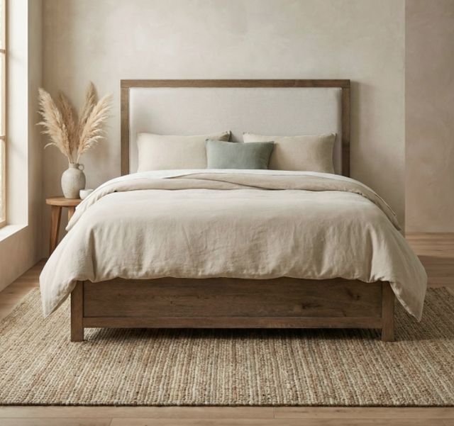 Homelegance® Matisse Brown/Brownish Gray Eastern King Panel Bed-1
