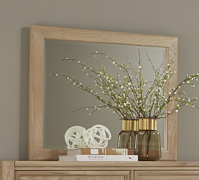 LM Co Home By Vaughan-Bassett Crafted Oak by Ben & Erin Napier Bleached White Mirror-2