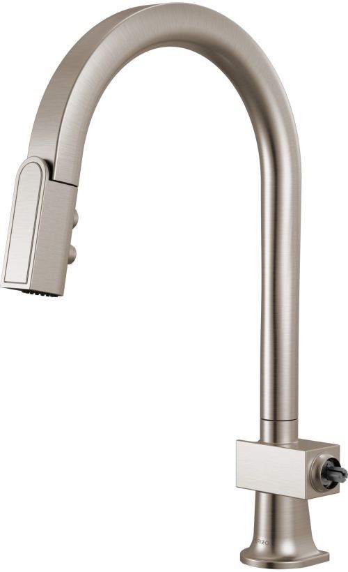 Brizo Frank Lloyd Wright® Brilliance® Stainless Kitchen Faucet with Arc Spout-0