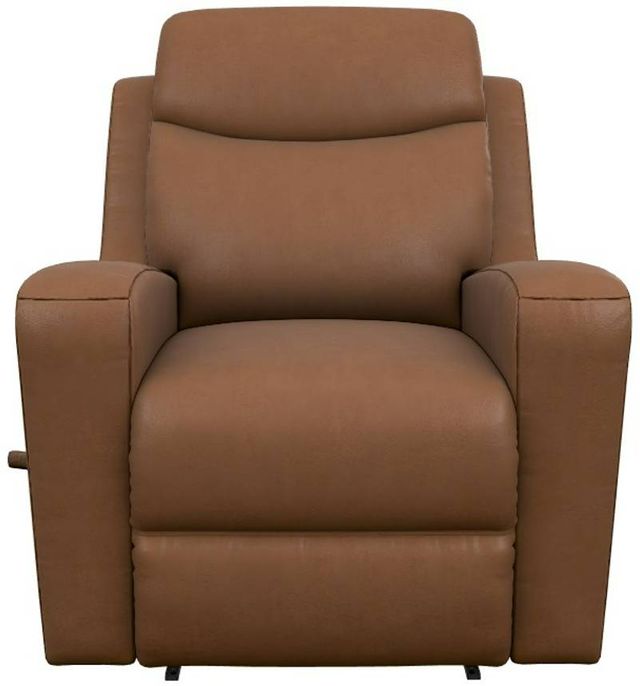 La-Z-Boy® Emmons Oak Leather Manual Wall Recliner-1
