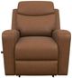 La-Z-Boy® Emmons Oak Leather Manual Wall Recliner-1