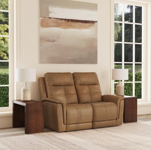 Flexsteel® Ranger Oakridge Brown Power Reclining Loveseat-1