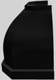 Vent-A-Hood® Designer Series 48" Black Wall Mounted Range Hood-1