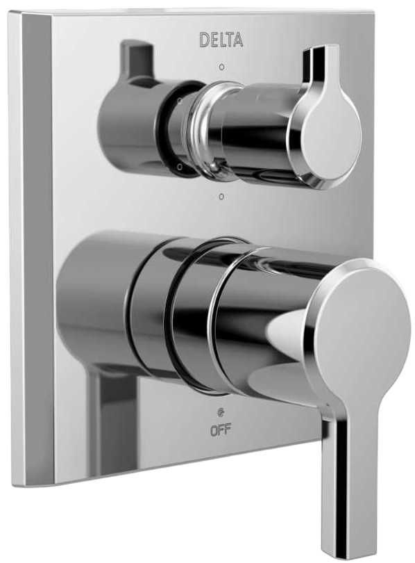 Delta Pivotal® Monitor® 14 Series Lumicoat® Chrome 6-Function Integrated Diverter Trim-0