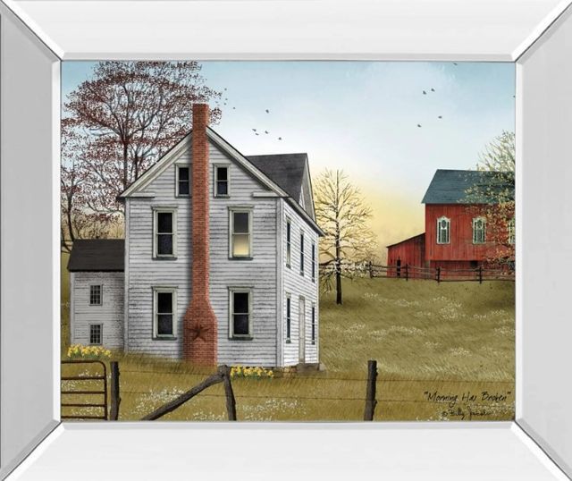 Classy Art Morning Has Broken by Billy Jacobs Mirror Framed Wall Art-1