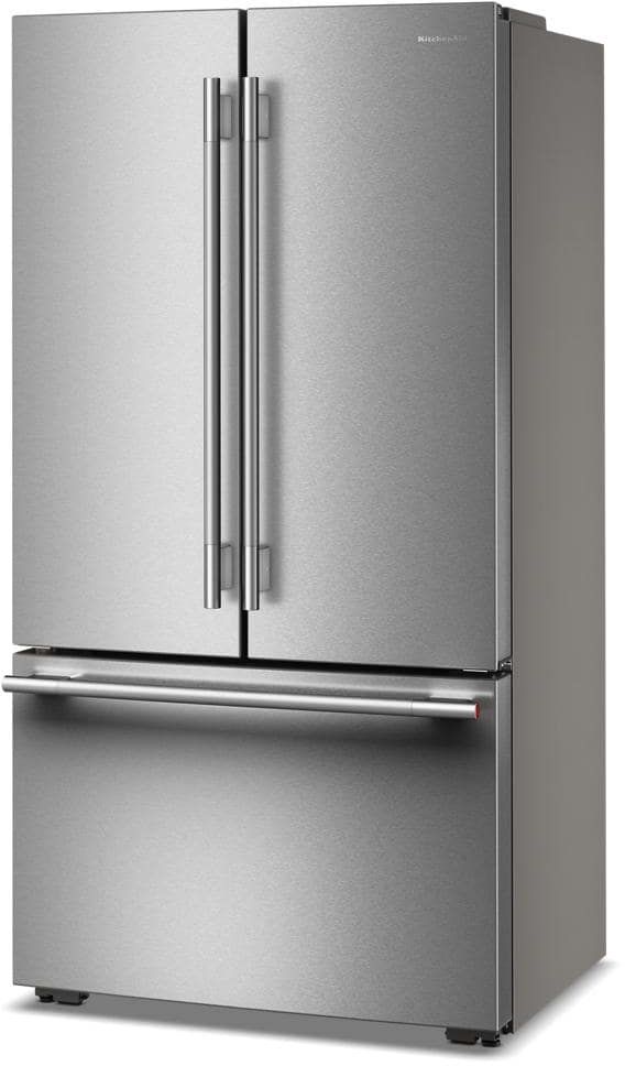 KitchenAid® 36" 24.8 Cu. Ft. PrintShield™ Stainless Counter Depth French Door Refrigerator with Internal Water Dispenser-3