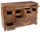 YHD Craftsman Brushed Dark Brown Drawer Cabinet-3