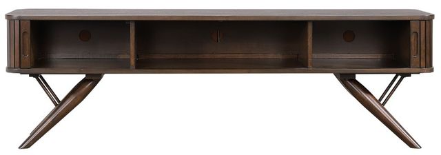 Coaster® Valna Walnut 71" TV Stand with Sliding Doors-2