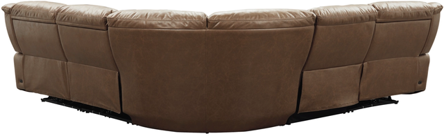 Signature Design by Ashley® Glenvale 6-Piece Chocolate Reclining Sectional-2