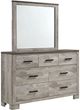 Elements International Millers Cove 4-Piece Gray Queen Panel Bedroom Set-4