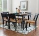 Powell® Cosgrove 7-Piece Black/Natural Dining Set-1