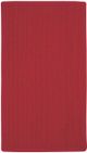 Capel Rugs Heathered Scarlet Red 27" x 48" Vertical Stripe Rectangle Throw Rug-0