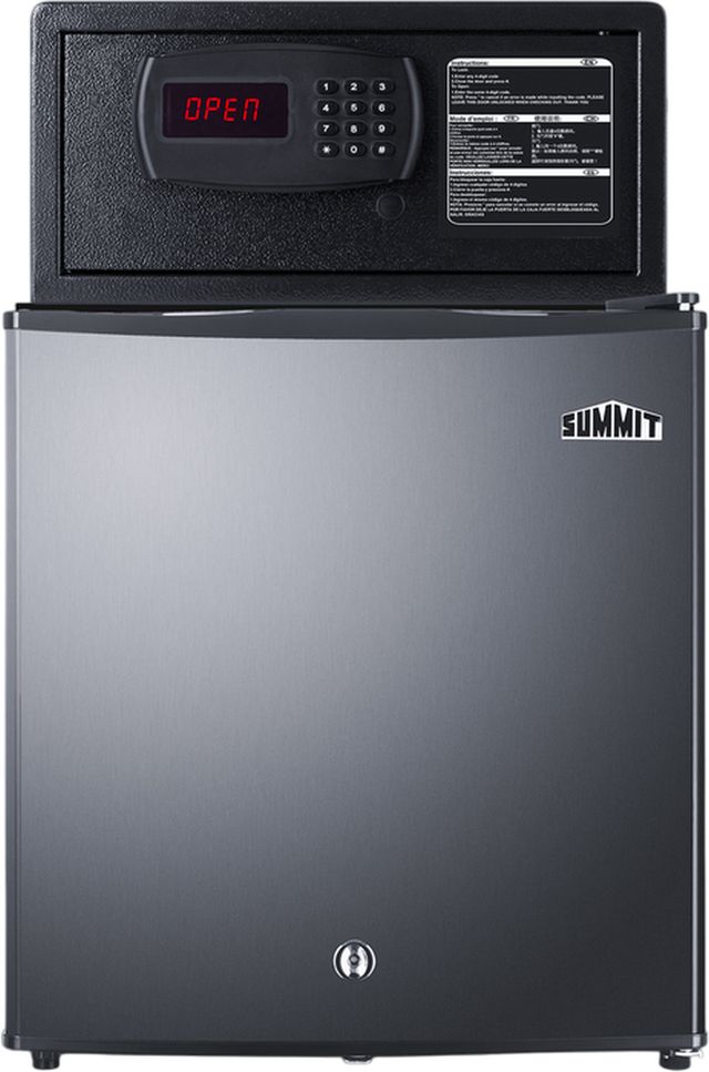 Summit® 1.6  Cu. Ft. Stainless Steel Compact Refrigerator-4