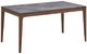 ACME Furniture Bevis Gray Dining Table with Walnut Base-0