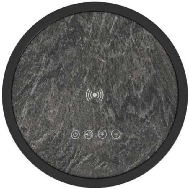 Elements International Halo Black Smart End Table-3