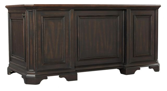 Aspenhome® Hampton Black Cherry 66" Executive Desk-2