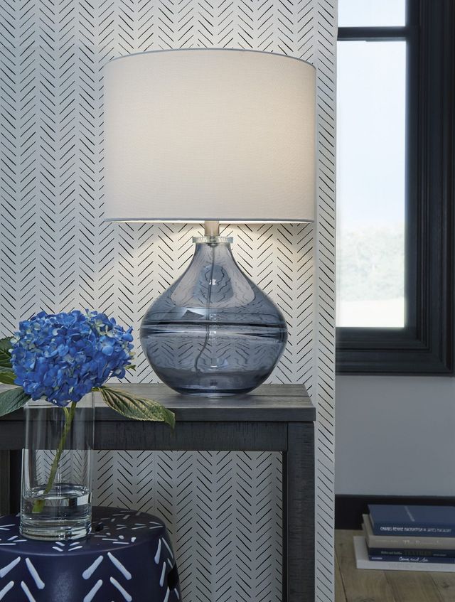 Signature Design by Ashley® Lemmitt Navy Table Lamp-4