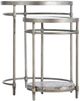 Hooker® Furniture 5889-80 2-Piece Glass Top Nesting Table Set with Champagne Base-0