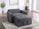Steve Silver Co. Noah Gray Sleeper Chair and a Half-1