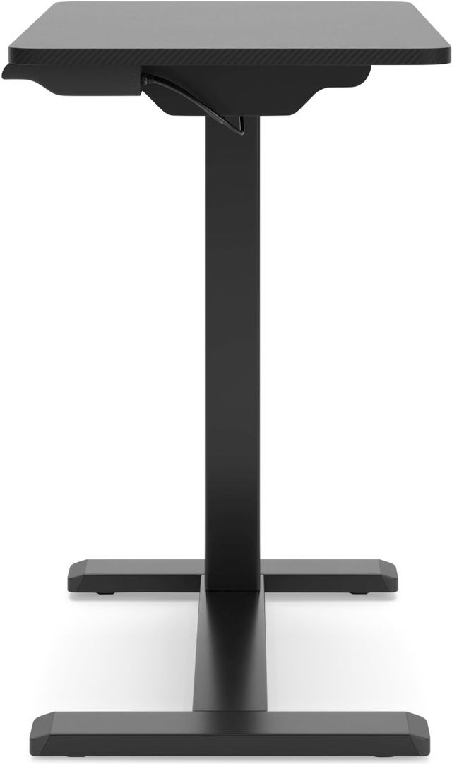 Signature Design by Ashley® Lynxtyn Black Adjustable Height Office Side Desk-2