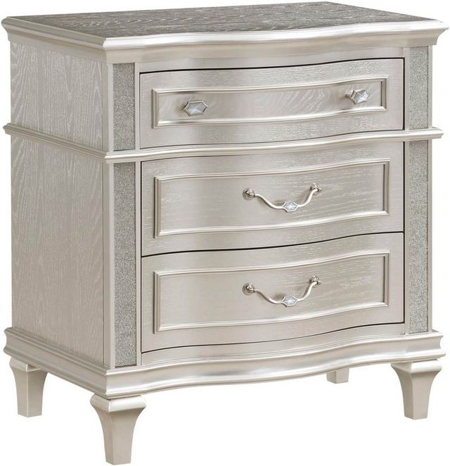 Coaster® Evangeline Silver Oak Nightstand