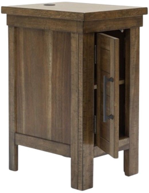 Signature Design by Ashley® Moriville Grayish Brown Chairside End Table-2