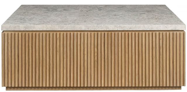 Universal Explore Home™ Avaline Carmen White Cocktail Table with Skylar Base-2