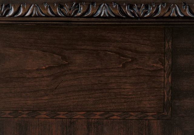 Homelegance® Catalonia Dark Cherry California King Poster Bed-3