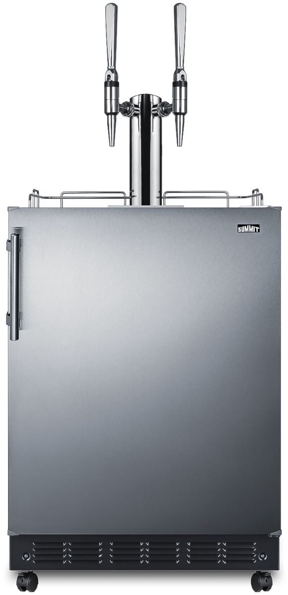 Summit® 24" Stainless Steel Nitro Coffee Kegerator-0