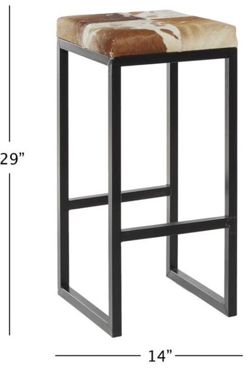 Deco Marche Gray Bar Stool-3