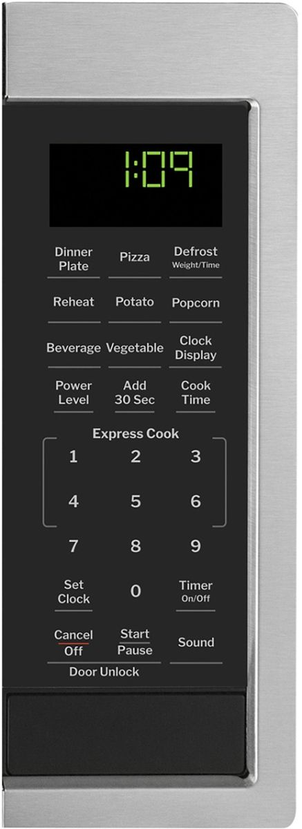 GE® 0.9 Cu. Ft. Stainless Steel Countertop Microwave-1