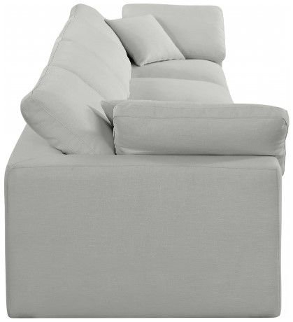 Meridian Furniture Comfy 4-Piece Gray Sofa -2