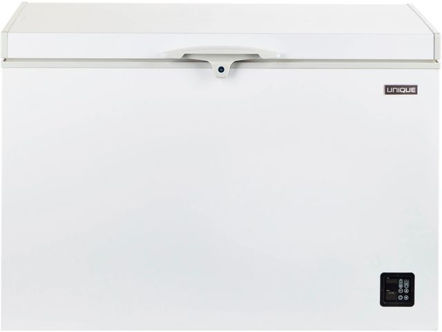 Unique 46" White 46" 9.3 cu. ft. Off-Grid Solar DC Chest Freezer-0