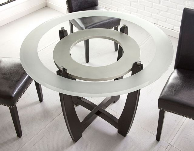 Steve Silver Co. Verano 5-Piece Dining Set with Black Side Chairs-2